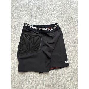 Moolah Kicks Womens Basketball Padded Compression Shorts Black Size Medium NWOT